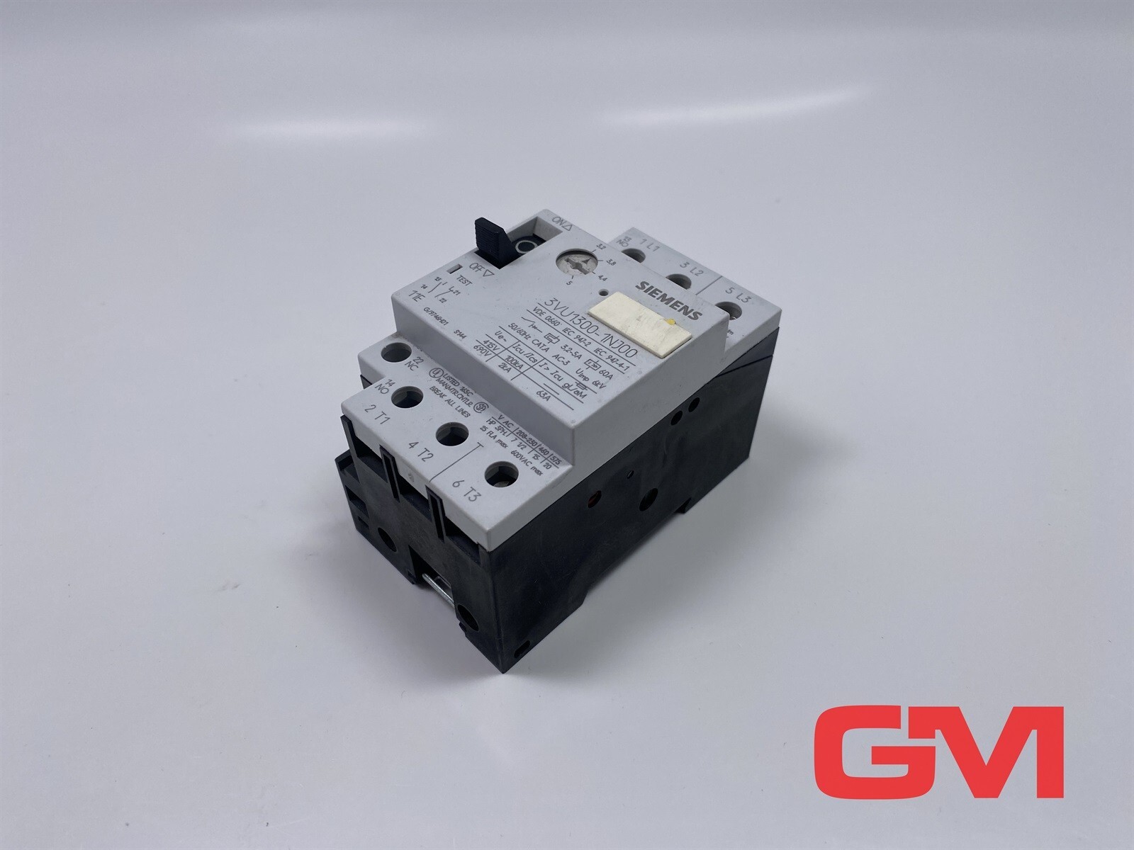 Siemens Circuit Breaker 3VU1300-1NJ00 1NO+1NC A-Release 3.2-5 A