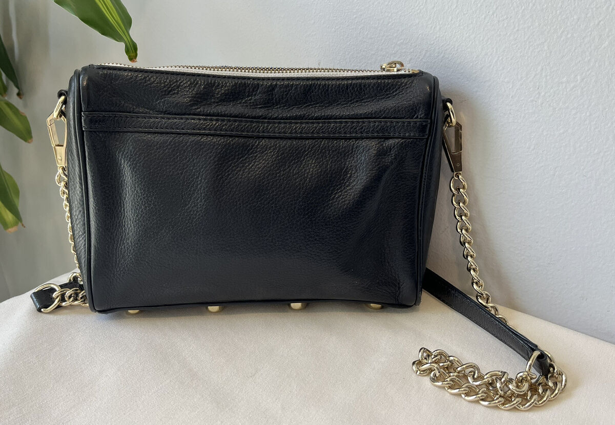 REBECCA MINKOFF Black Crossbody Shoulder Bag Purse Handbag REBECCA MINKOFF Black Crossbody Shoulder Bag Purse Handbag