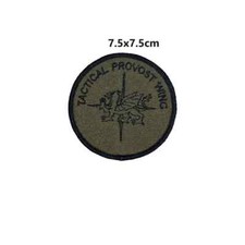 RAF Police Tactical Provost Wing Military Embroidered Badge Sew On Patch N-1344