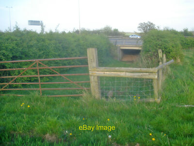 Foto 6x4 M5 Brücke bei Smite Hill Das wenig benutzte Wirtschaftsgleis ist rein um 2009