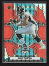 2022 Panini Mosaic Reactive Orange Prizm Tony Boselli #247 Jacksonville Jaguars