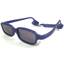 Miraflex Sunglasses NEW BABY 2 Purple Rectangular Frames with Purple Lenses