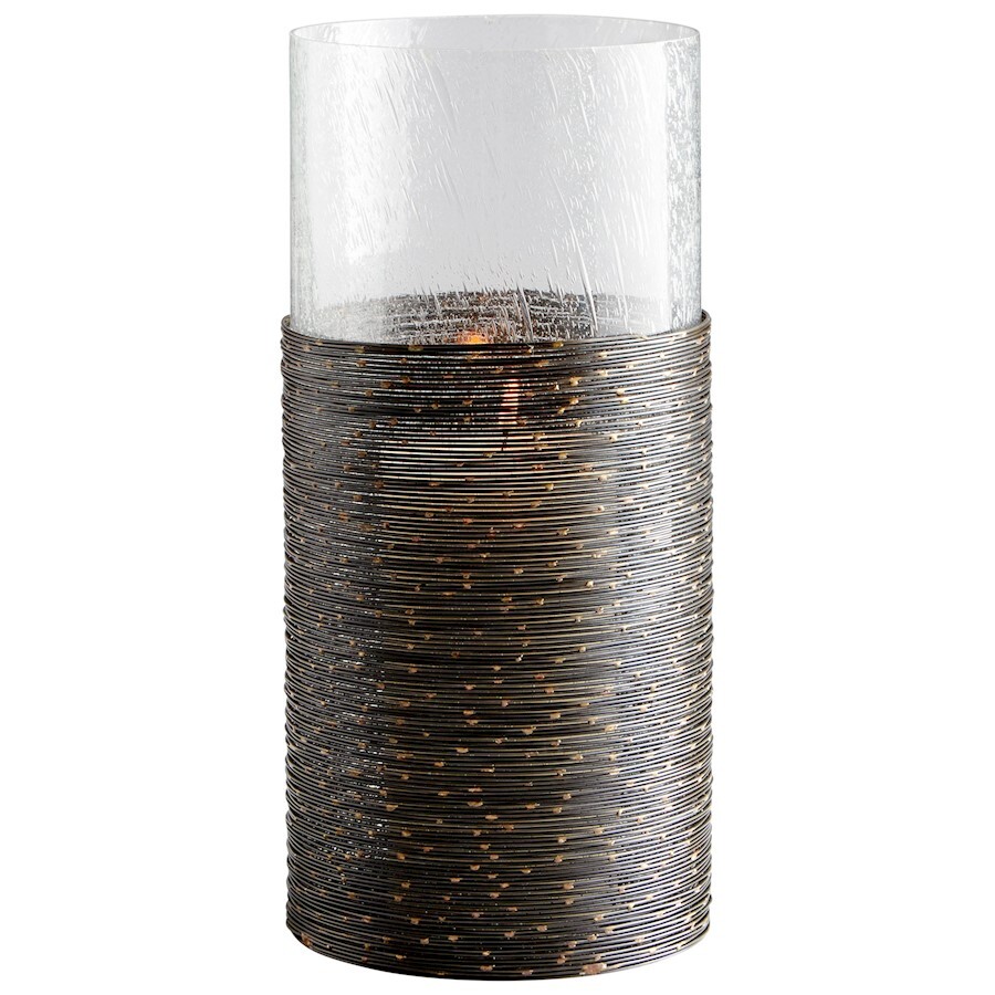 Cyan Design Large Tara Candleholder, Antique Black - 9704