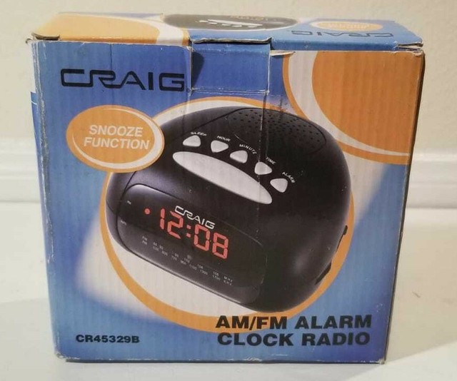 Craig daylight alarm clock radio features retyap