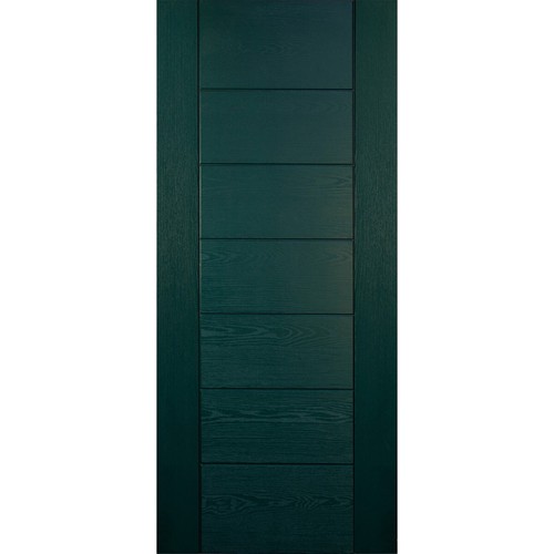 Pannello per Porta Blindata in Vetroresina da Esterno Helios Verde 90x210 - Foto 5 di 6