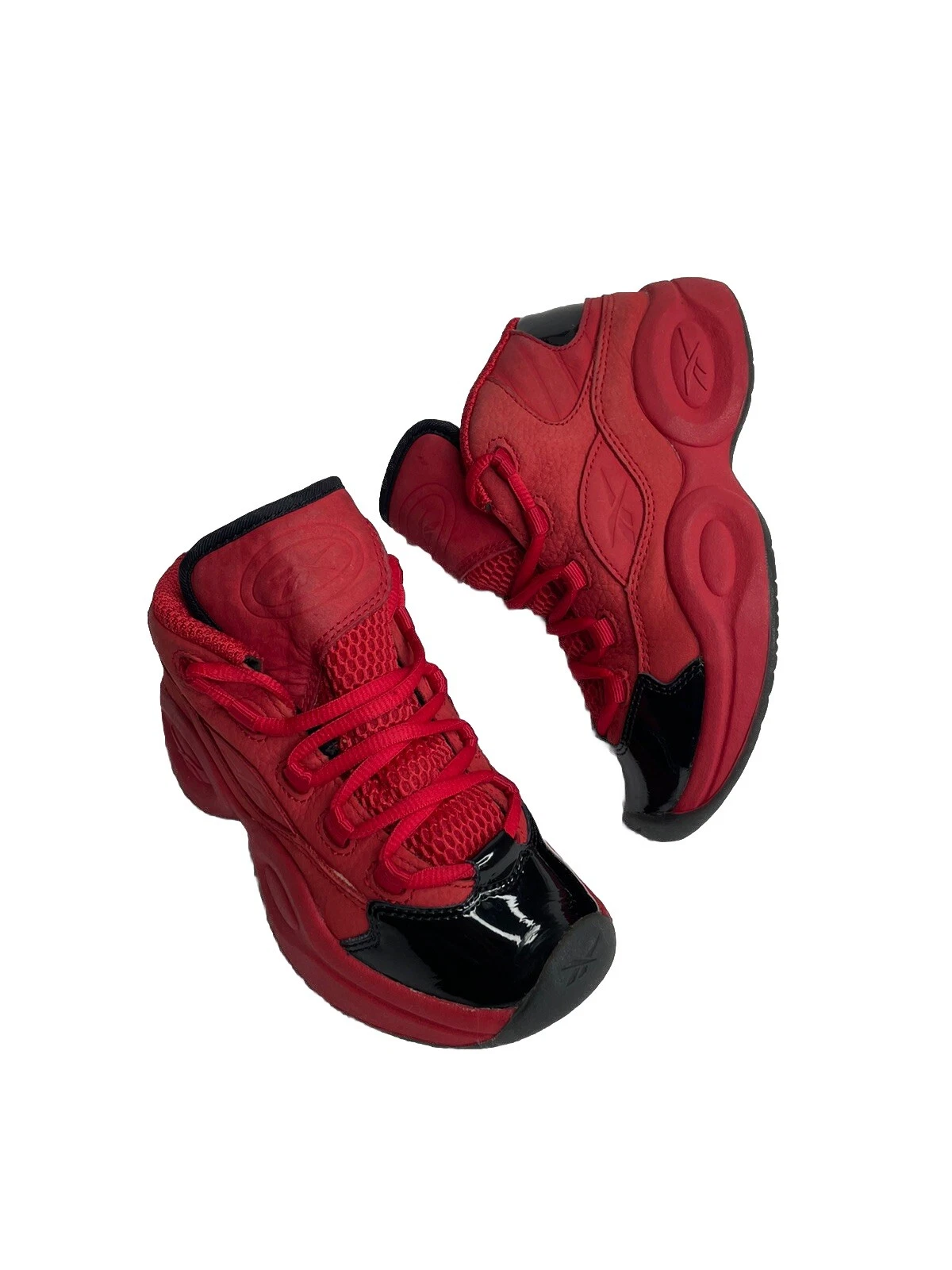 Sneakers Reebok Question Mid Heart Over Hype (FX4017) bambino taglia 1 pelle rossa