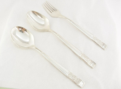 Arthur Price versilbertes Besteck Dessertlöffel Gabeln Windsor County Muster