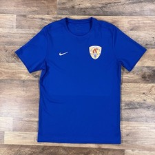 Westchester Flames Nike Shirt Mens Medium Blue Short Sleeve New York Soccer