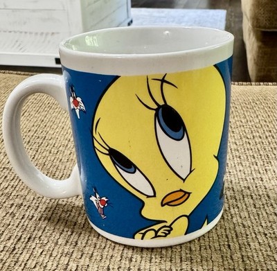Looney Tunes Tweety Bird Coffee Mug Cup 1999 Gibson Warner Bros 12oz