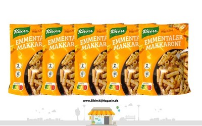 Knorr  Hütten Schmaus  EMMENTALER MAKKARONI 5x168g