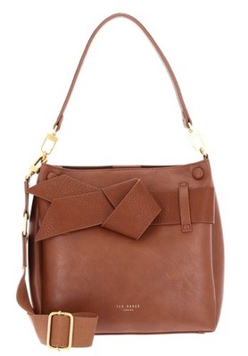 Ted Baker Ssonia Knot Bow Shoulder Bag Schultertasche Tasche Tan Neu