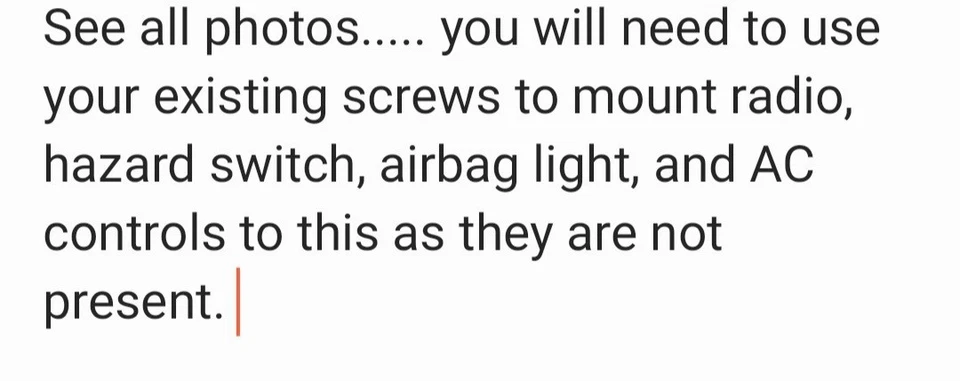 2010 11 12 Nissan Xterra Center Dash Radio Vent Bezel Trim Surround - Imagem 2 de 4