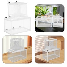 2pcs Aquarium Fish Breeder Box: Fish Isolation Breeding Box Hatching Incubator