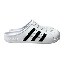 Adidas Adilette Clog Cloud White Core Black Clogs Shoes FY8970 Men's Sizes 8-12