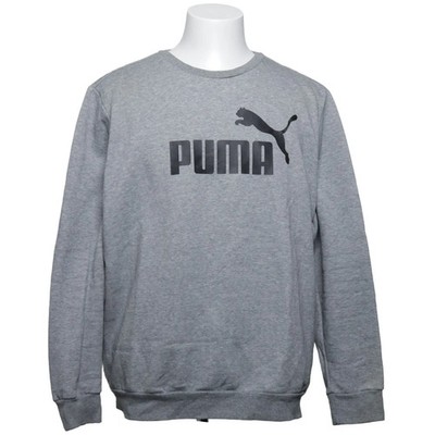 Puma, Sweatshirt, Größe: L, Grau, Baumwolle/Elasthan, Einfarbig, Herren #775