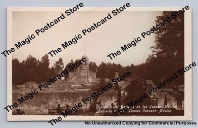 Convento del Desierto de los Leones RPPC Antique Mexico City Photo Martin ~1910s