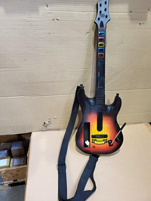 Guitar Hero Gitarren-Controller Gitarre Sunburst Mehrfarbig mit Schultergurt