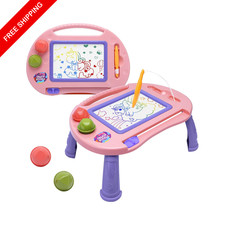 Toddler Toys, Toys for 1  2-Year-Old Girls, Magnetic Drawing Doodle Board