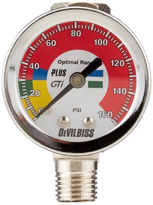 Devilbiss HAV511 Air Adjusting Valve with Gauge