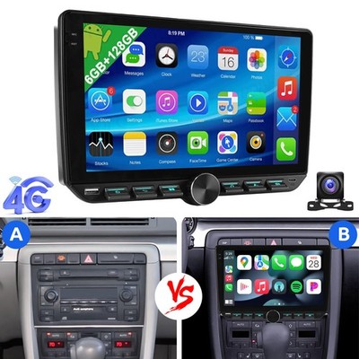 Für Audi A4 8E 8H B6 B7 2000-09 128G Carplay Android 15 Autoradio NAV USB Kamera