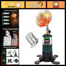 Portable Propane Heater 6200BTU Catalytic Burner for Camping, Tent, Garage, Outd