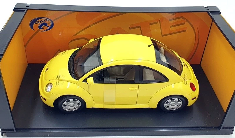 Puerta escala 1/18 diecast 01036 - VW nuevo Beetle cupé 1998 - amarillo Foto 4 de 4