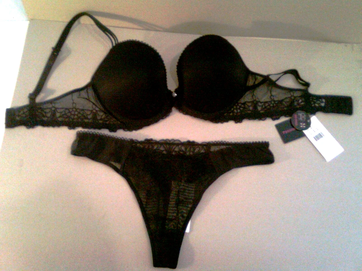 Soutien-gorge Passionata Mon Amour Demi-cups 100/85/V/38 B Noir - Neuf Avec étiquettes