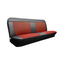 Brothers Up66h00blkwht Houndstooth Seat Cover Bench Black Vinylwhite 60-66 Ck