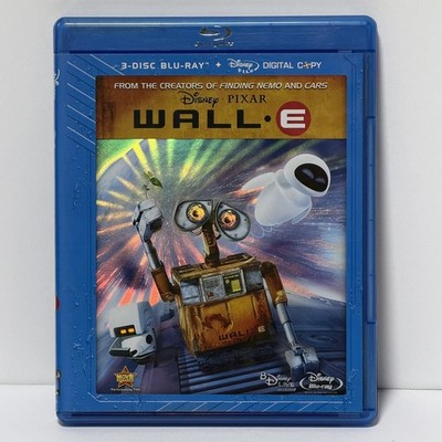 Disney Pixar WALL-E Blu-ray 3-Disc Set Pre-Owned Animated Sci-Fi Digital Copy