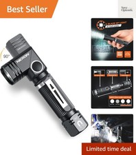 Flashlight, N7 600 Lumens Tactical Flashlight, 90 Degree Waterproof Led Mini...