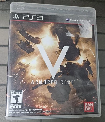 Armored Core V (Sony PlayStation 3, 2012) Tested. No Manual