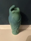 Vintage VAN BRIGGLE 10-1/2” Lorelei Blue Ming VASE Artist I.S.
