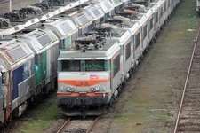 D32 6x4 Photo SNCF 7383 De Gross Recession Yard 23.03.19