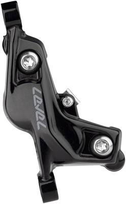 SRAM Level Silver Stealth Disc Brake Caliper Assembly - Front/Rear, Post Mount,