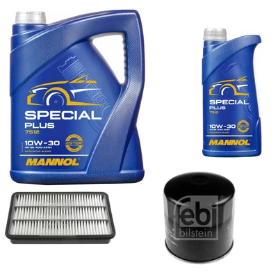 FEBI BILSTEIN Inspection Set 6L MANNOL Special Plus 10W-30 Pour Lexus RX - Photo 1/4