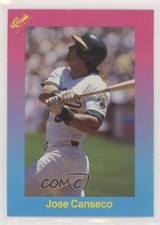 1989 Classic Update Pink/Light Blue Travel Edition Jose Canseco #3 01v6