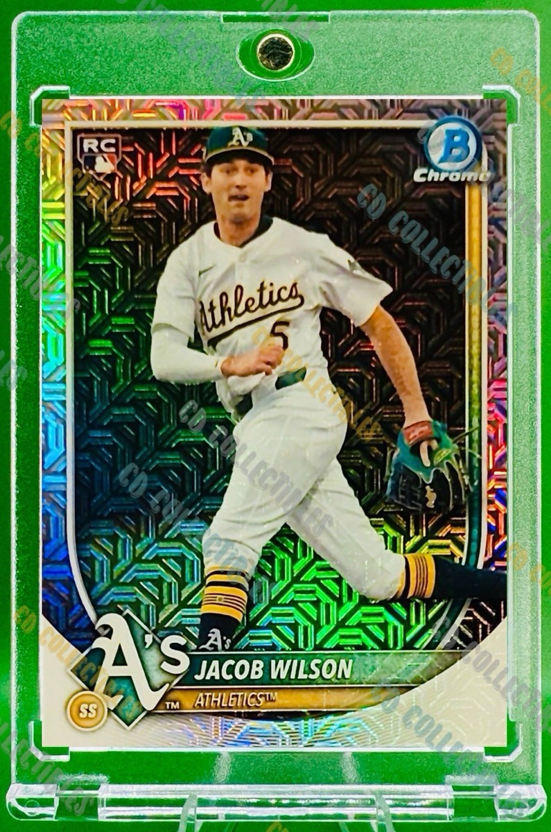Jacob Wilson RC ROOKIE MOJO REFRACTOR CARD SP BOWMAN CHROME 