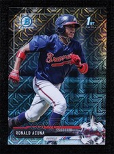 2017 Bowman Chrome Prospects Mega Box Refractor Ronald Acuna Jr #BCP127 0ws