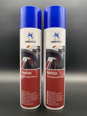2x Normfest Rednox 400ml Roststopp Grundierung Anti Rost Spray Rostschutz