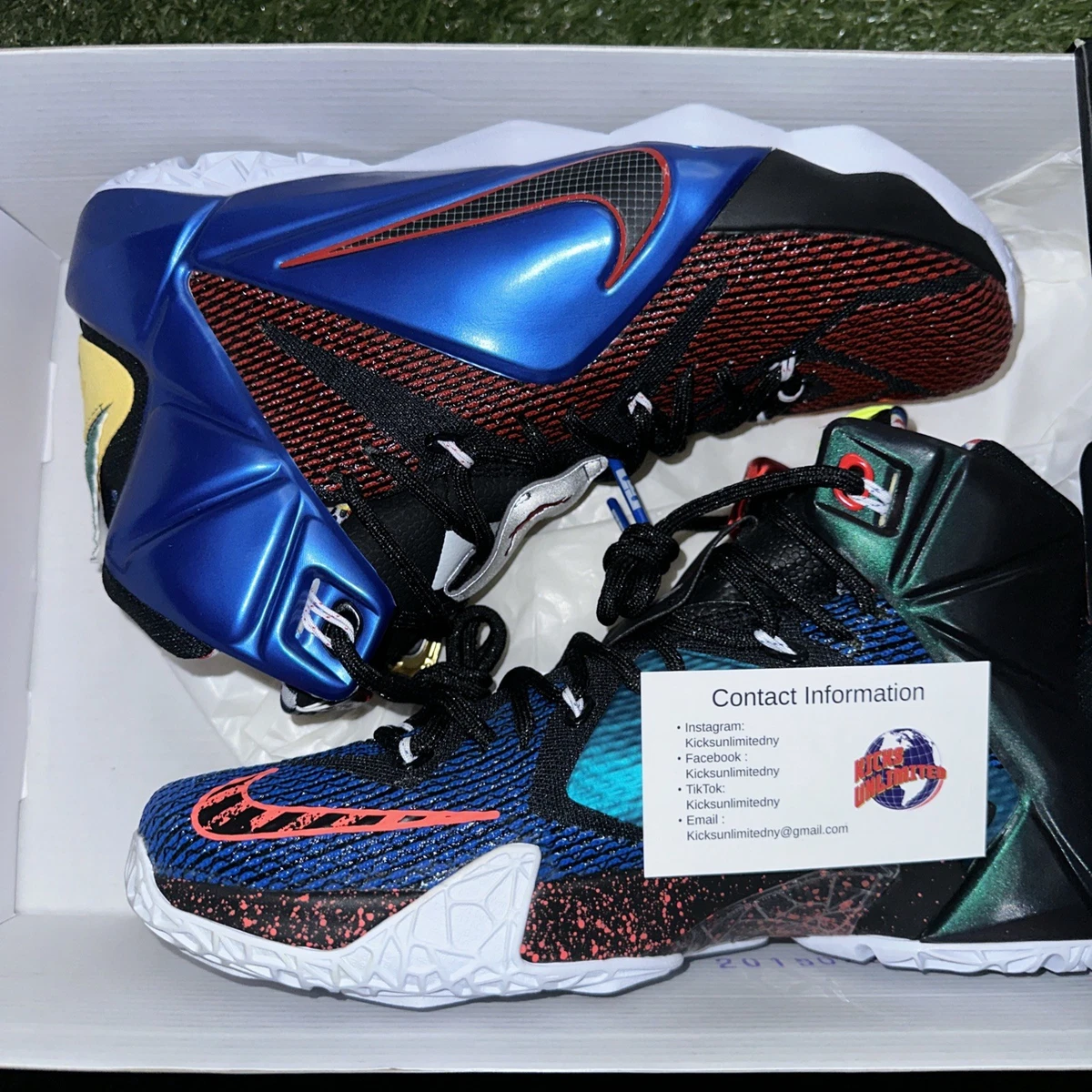 Nike Lebron XII 12 SE WTL What The Lebron James Multicolor Phantom MTLC Cacao 10 Size 10 - Nike LeBron 12 SE What The LeBron James Premium QS  main image 2