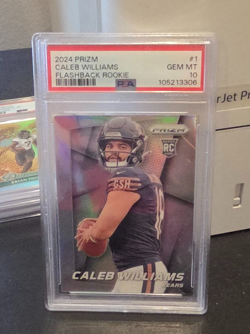 2024 Panini Prizm Prizm Flashback Rookie #1 Caleb Williams PSA 10