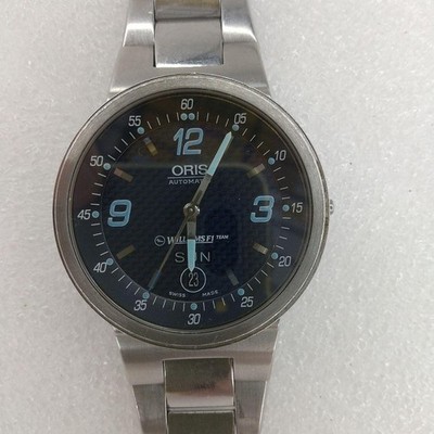 ORIS WILLIAMS F1 7560 AUTO HERREN UHR ETA 2836-2 FOR PARTS OR NOT WORKING
