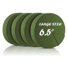 4Pcs Flower Foam Blocks,6.5Inch Round Dry Floral Foam for Artificial1701