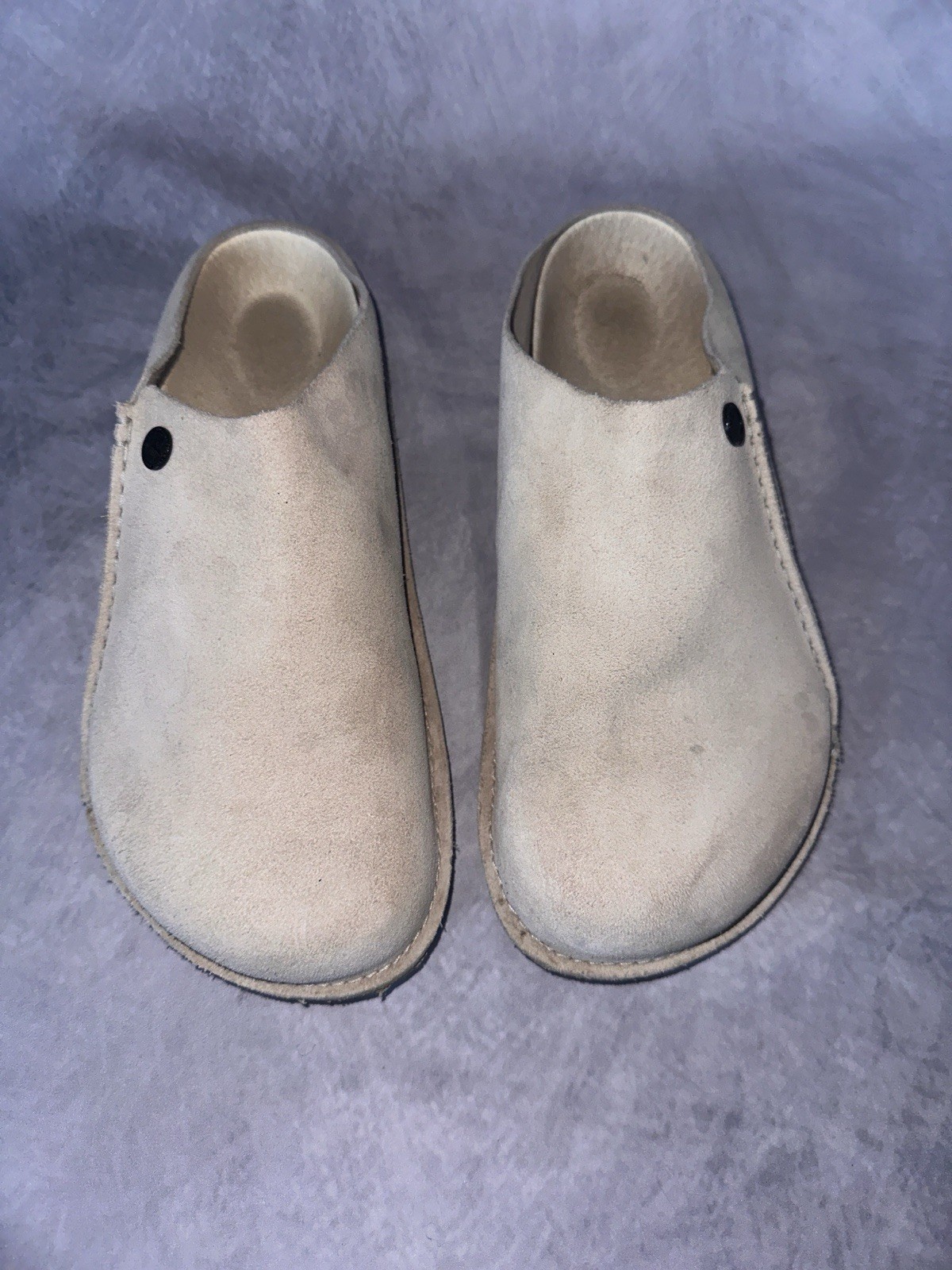 Birkenstock Zermatt Suede Eggshell - Men 9 Women 11 (EU 42) Slip On Clog