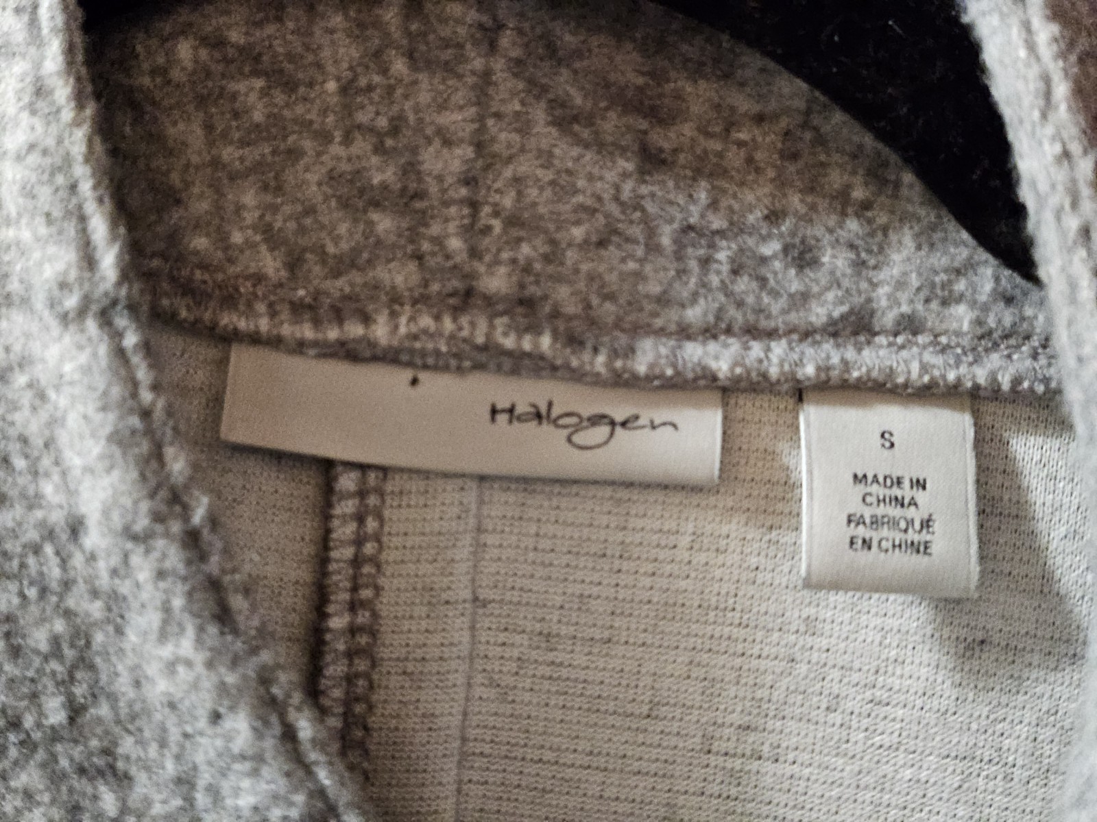 Halogen Gray Zip Jacket Collared Zipper Accents W… - image 3