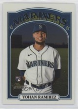 2021 Topps Heritage High Number Chrome 927/999 Yohan Ramirez #530 sh7