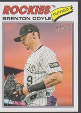 2026 Topps Heritage #355 Brenton Doyle Colorado Rockies