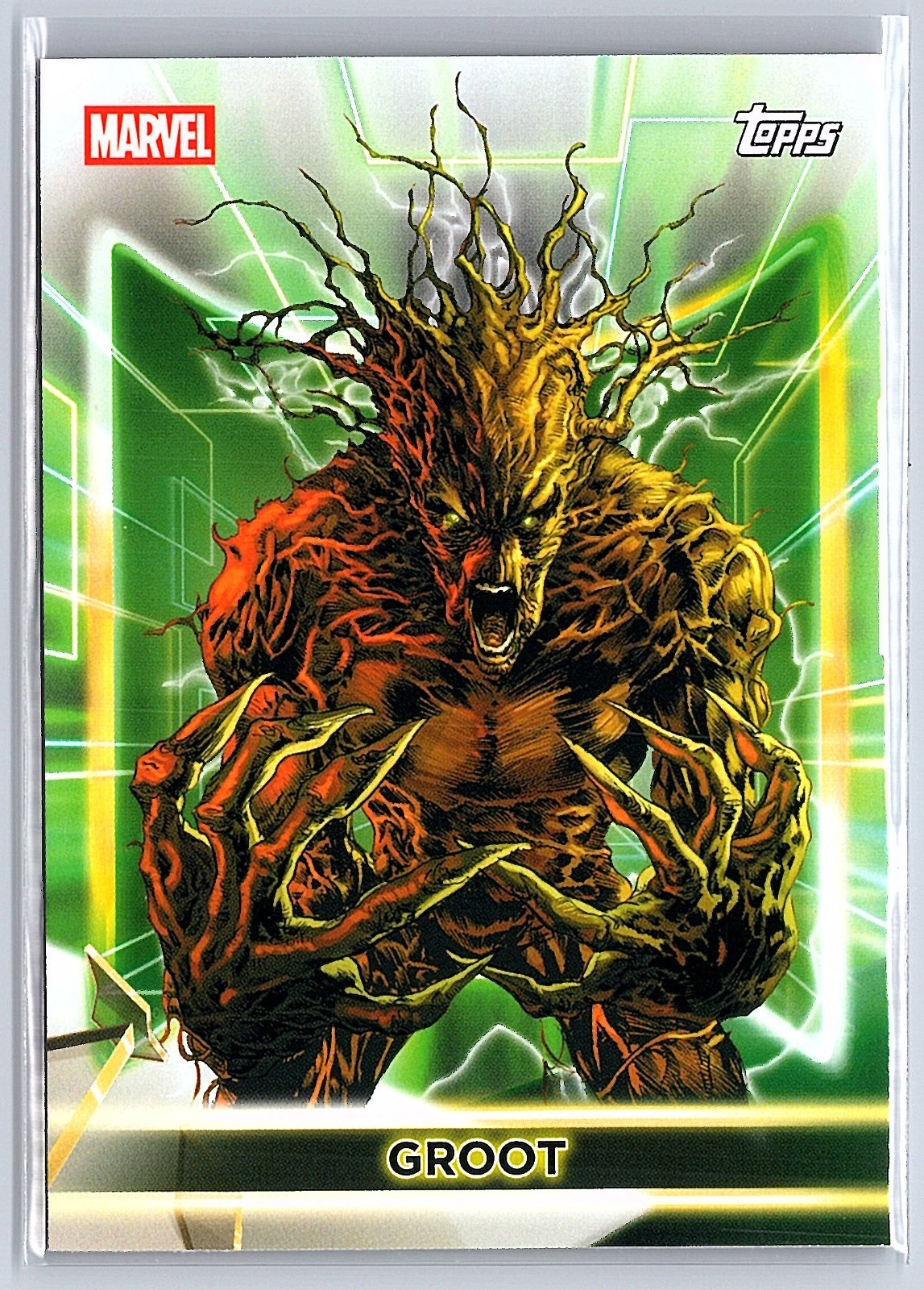 2026 Topps Marvel Neon: GROOT #75 BASE CARD