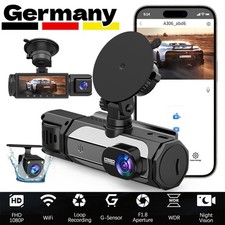 1080P Auto Kamera Vorne Hinten Innen Dashcam mit IR Nachtsicht Park�berwachung