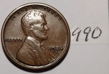 1924-S Lincoln Wheat Cent   #990